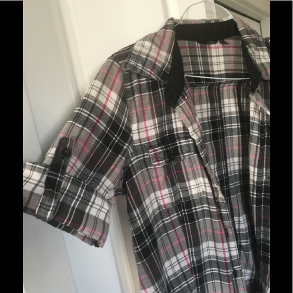 🌾 Hurley plaid flannel - Picture 4 of 10